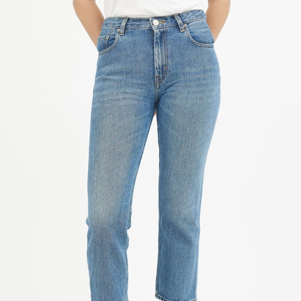 Acne Studios Pop LT Vintage Crop Boyfriend Jeans